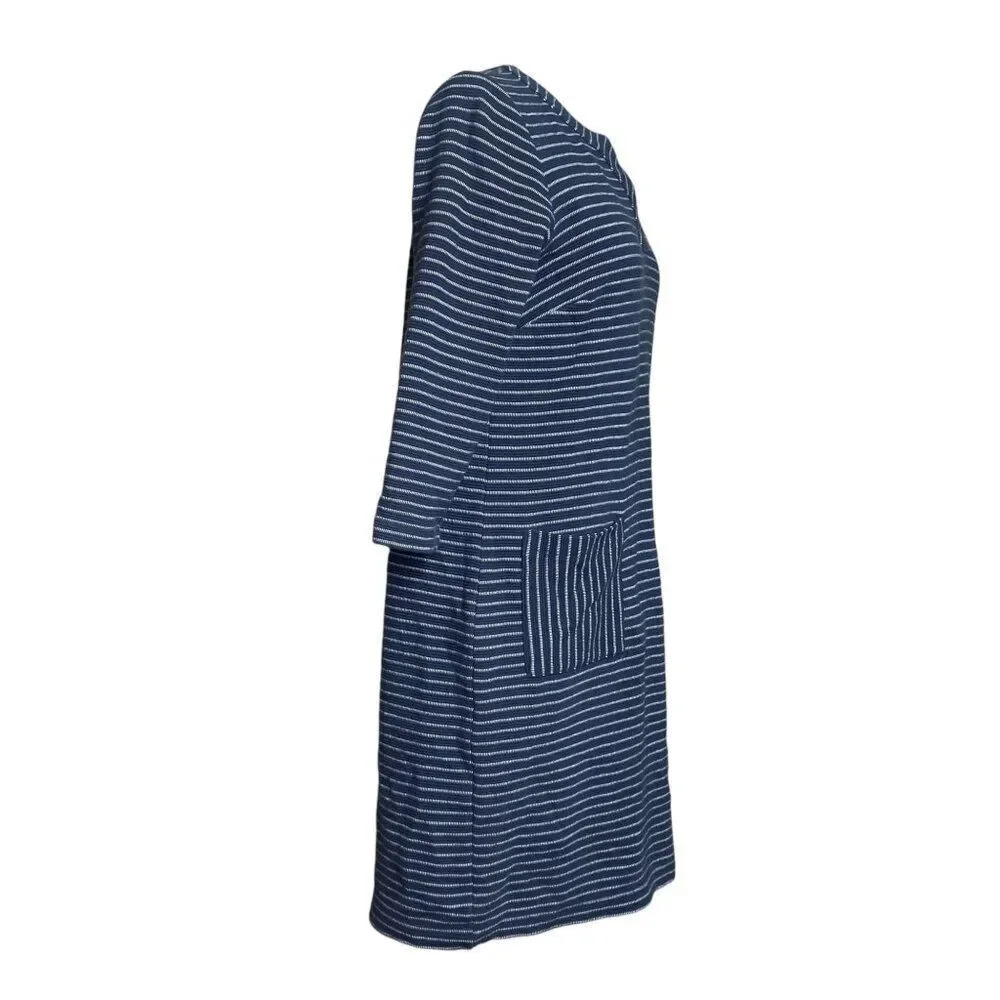 J.Jill Long Sleeve Knit Dress Size Petite Small Pin Striped